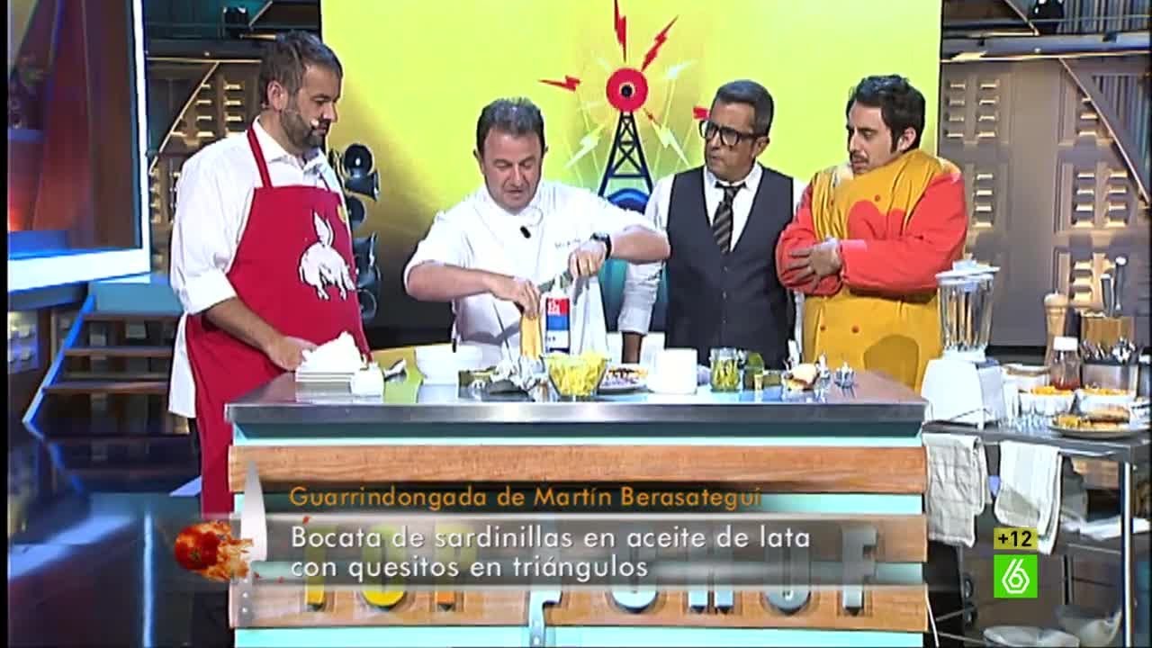 Berto Chicote, David de Jorge y Martín Berasategui preparan sus guarrindongadas - En el aire