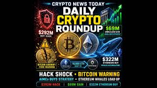 Daily Crypto Roundup: $292M DeFi Hack, Bitcoin Fork Warning, AIMCo Buys Strategy &amp; Ethereum Whale...
