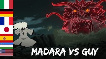 Madara Uchiha recognizes Guy