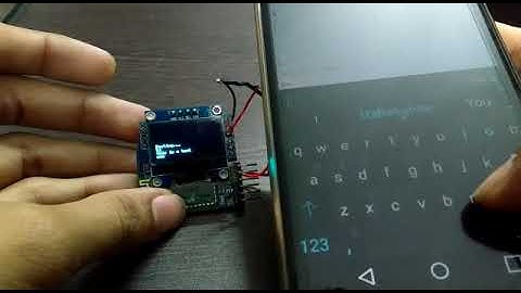 Smart Watch (Prototype v2) - Bluetooth Connection