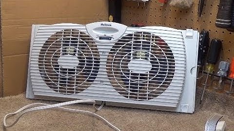 Holmes 6" Twin Window Fan model HAWF2021 | Initial Checkout