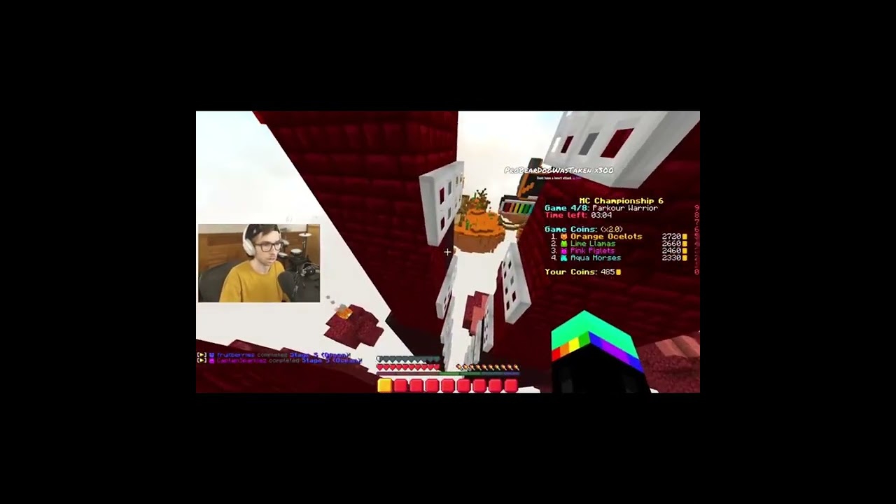 Throwback to PeteZahHutt being the first person to complete Parkour Warrior!