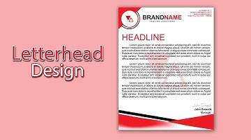 How To Create Professional Letterhead In CorelDRAW - CorelDraw Tutorial