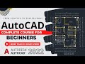Full autocad course for beginners  from scratch to professional  more that 6 hours