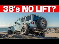 38's & No Lift? Fitting 38-Inch-Tall Tires on a Stock 2024 Jeep Wrangler Rubicon 392 | Inside Line