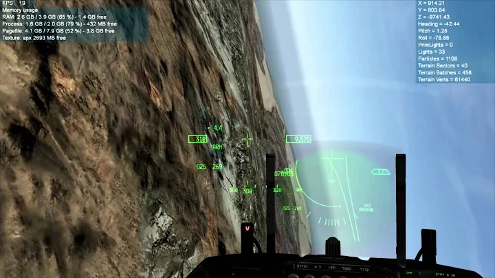 Falcon BMS Middle EAST Israel theatre test