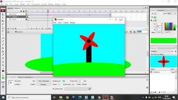 TUTORIAL ADOBE FLASH  CS3 | MEMBUAT ANIMASI KINCIR