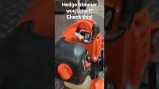 Won't start/hard to start?Check this! #echo #power #equipment #ope #outdoor #fyp #foryoupage #foryou