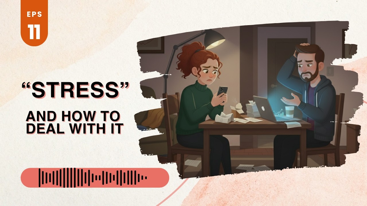 English Podcast Conversation for English Learners | Stress in Everyday Life | Learn English