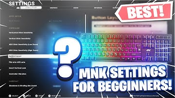 Best Settings For Mouse & Keyboard For Beginners! ( Black Ops Cold War)
