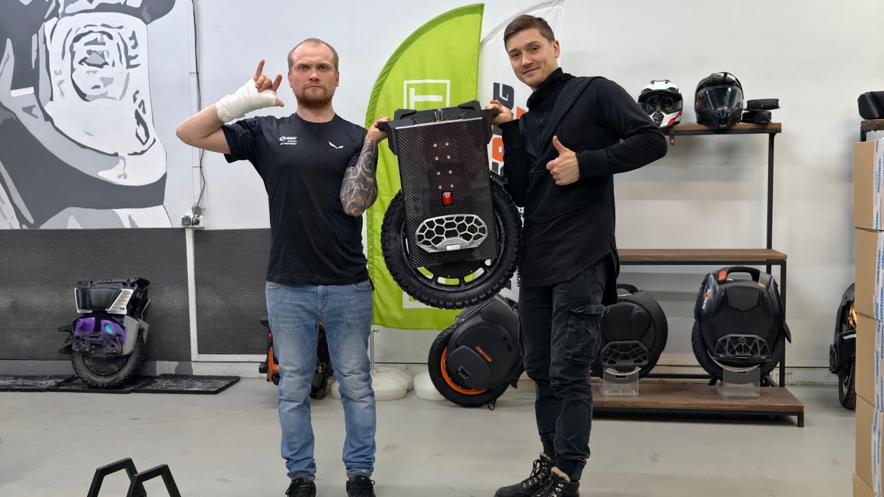 Мы купили моноколесо SV 168v подвеска! Вручение от Никиты Fantomas 