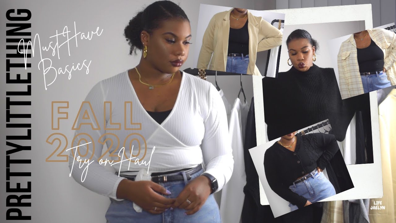 PRETTYLITTLETHING HAUL | MID-SIZE FASHION, SIZE 12-14, AUTUMN/FALL 2020 BASICS