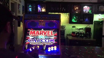 19” Ms Pac-Man Bartop Arcade, Marvel Vs Capcom Gameplay 2
