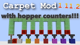 Carpet Mod with tonnes of awesome new features - for Minecraft 1.11.2