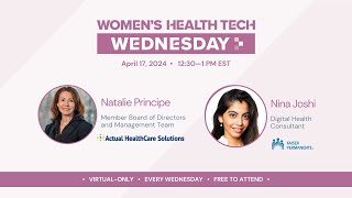 Women's Health Tech Wednesdays | Natalie Principe