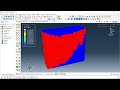 Simulation static modeling of masonry wall(brick+mortar) under compression load in Abaqus