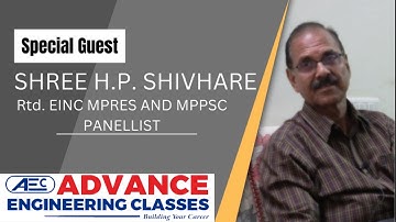 MPPSC -AE Interview Panellist Shree H.P. SHIVHARE SIR | जानिए टिप्स - कैसे करें इंटरव्यू की तैयारी |