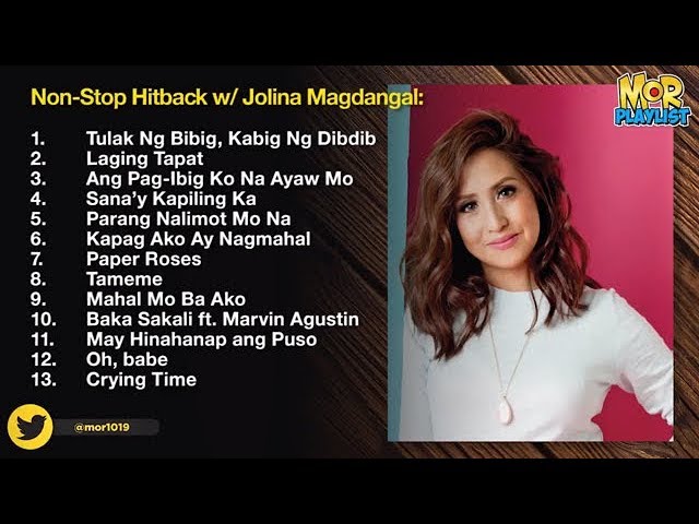 Jolina Magdangal | MOR Playlist Non-Stop OPM Songs 2018 ♪ class=