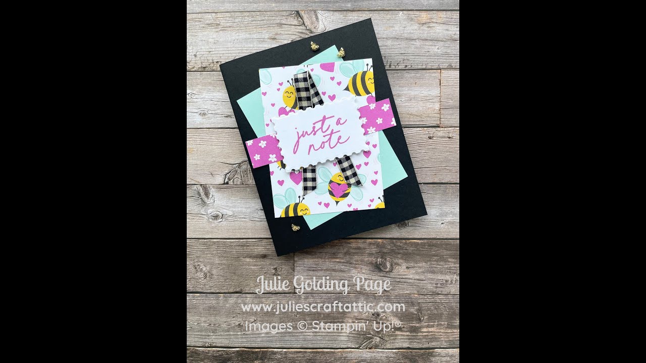 Simple Stamping Cute as Can Bee Card