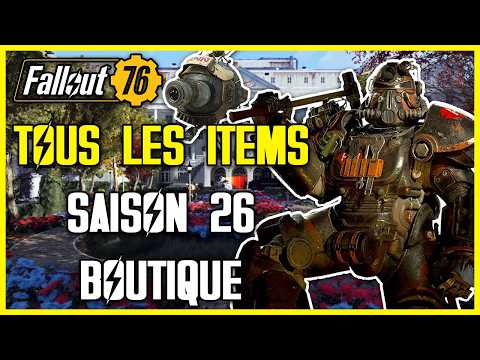 Fallout 76 [LEAKS] - LES FUTURS ITEMS DE LA SAISON 26 & BOUTIQUE ATOMIQUE !