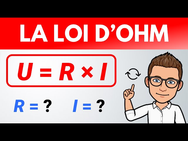 La LOI D'OHM : formule & unités | Manipuler une formule