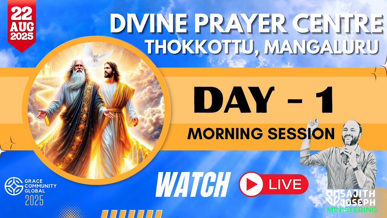 LIVE FROM DIVINE PRAYER CENTRE | THOKKOTTU  DAY 1 /PART 1| BR. SAJITH JOSEPH | 22 AUG 2025