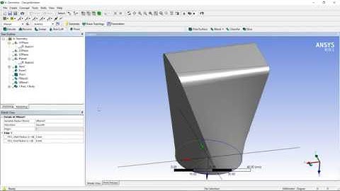 ANSYS Design Modeler  Tutorial 6- Loft