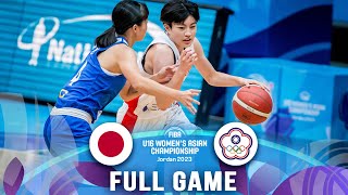 Japan v Chinese Taipei | Full Basketball Game | FIBA U16 Women's Asian Championship 2023