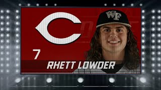 Reds select Rhett Lowder with seventh overall pick in 2023 MLB Draft