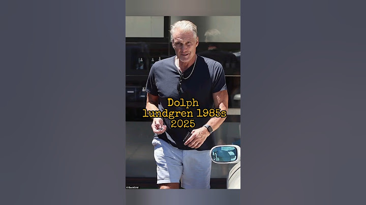 Dolph lundgren 1980s & 2025