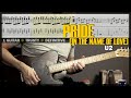 COVER & TAB: Pride (In the Name of Love) (Guitar Cover with Original Riffs and Tabs)