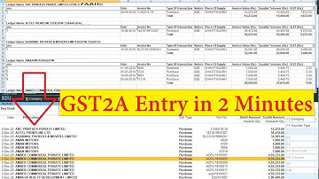Excel to Tally - Automation | Import GSTR-2A in 2 Minutes एक्सेल से टैली में |@LearnWell