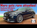 Mercedes w205 dash out dash cam hardwire and back seat usb in