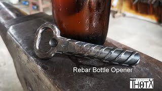 Blacksmithing Project : Rebar Bottle Opener