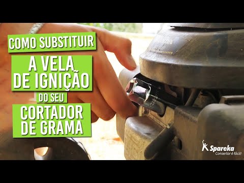 Vídeo: Como você troca a vela de ignição de um cortador de grama Victa?