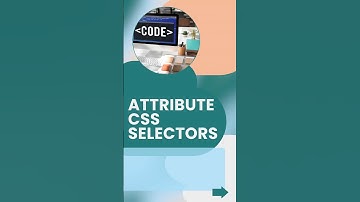Advanced CSS Selectors | Attribute CSS Selectors in Tamil #cssselectors #css