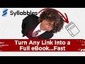 I Turned a Link to a White Paper Into an eBook Using Syllabbles