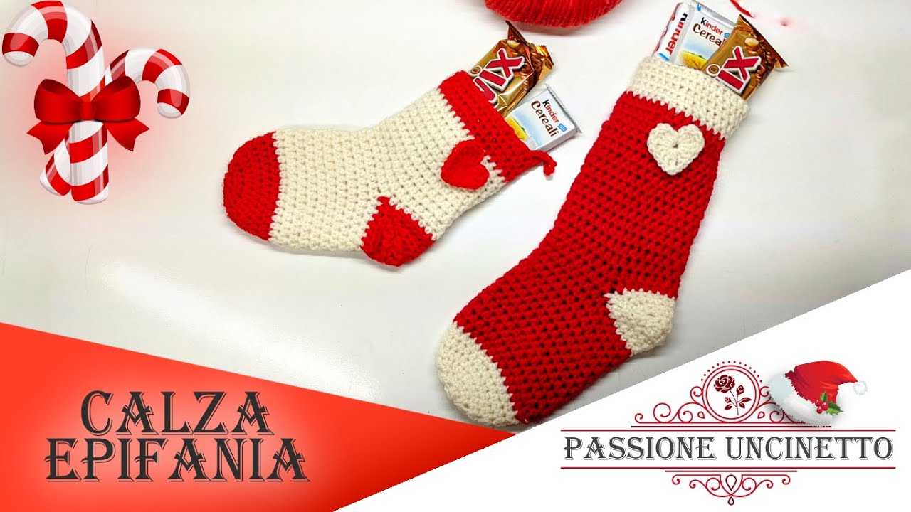 TUTORIAL: Calza all'Uncinetto 🧦