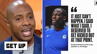 GET UP | Jay Williams reacts to Draymond Green shows remorse after latest deserved Warriors ejection