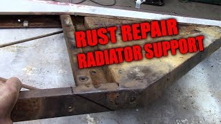 Rust Repair Bottom Radiator Support/new Inner Fenders