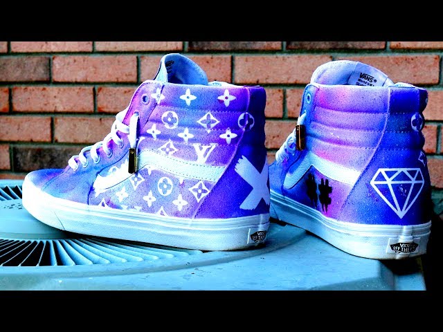 How To: Custom Louis Vuitton HI SK8 Vans, On Foot