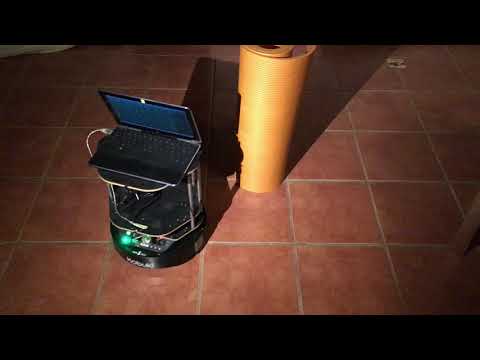 Turtlebot VFF avoiding obstacles while it goes to its target (2/2)