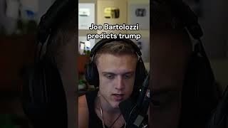 Joe Bartolozzi predicts trump #politics