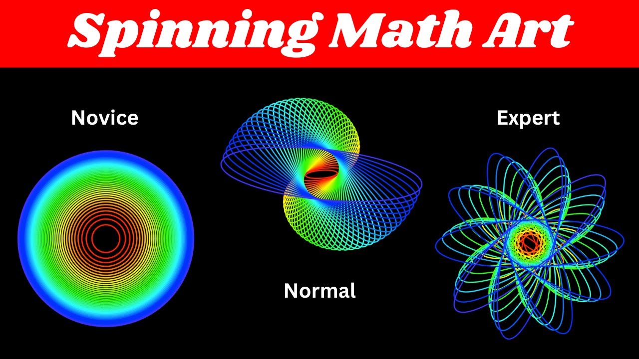 Swirling Math Spinning Math Art - YouTube
