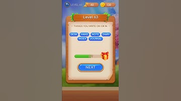 Word Swipe Level 63 Solution