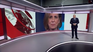 Bbc News At Ten Blooper - Camera During Newsnight Preview Zooms In A Little Too Far 10 August 2022