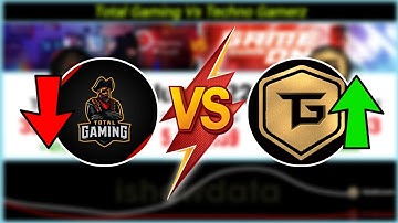 Total Gaming vs Techno Gamerz – YouTube Channel Subscriber Comparison | Sub Count Race 2025