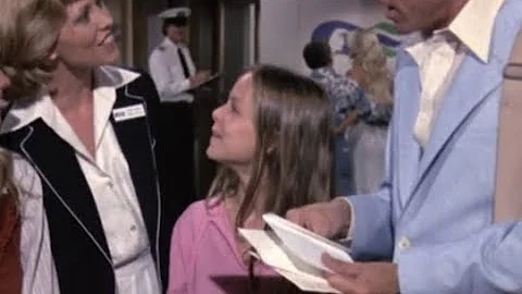 Jan ("The Office") age 11 on The Love Boat