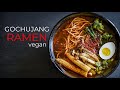 GOCHUJANG VEGAN RAMEN RECIPE | KOREAN CHILI PASTE + CASHEW EGG!