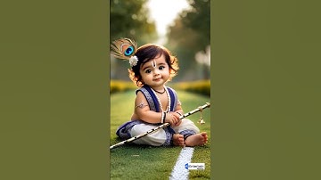 Adorable Baby Krishna’s Playful Moments | Cute Krishna Leela